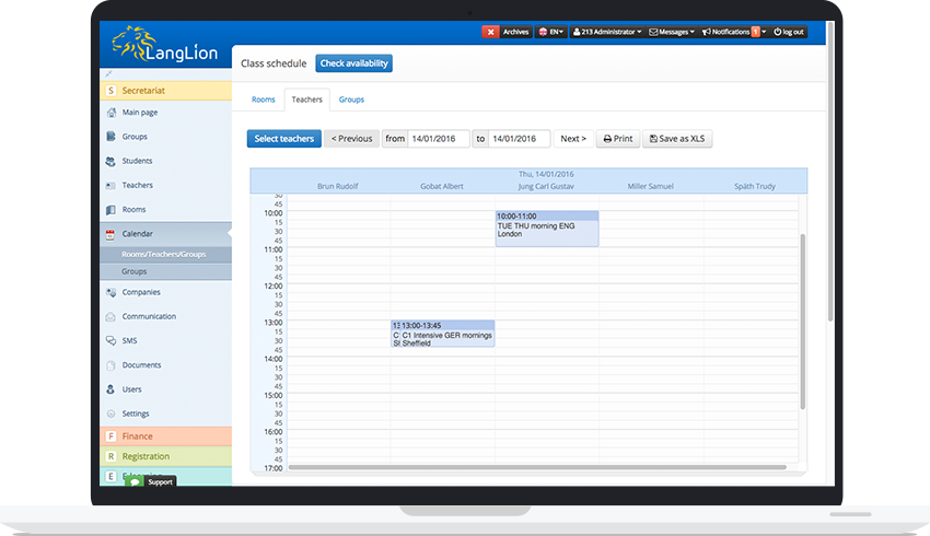 Automatiza creación de horarios